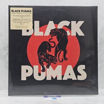 Black Pumas 12" Cream Coloured Vinyl LP Record Music Album New Sealed
