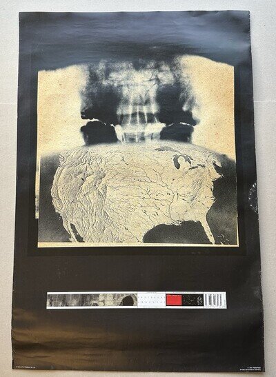 Original 2001 Radiohead Amnesiac Promotional Poster. Good Condition Rare