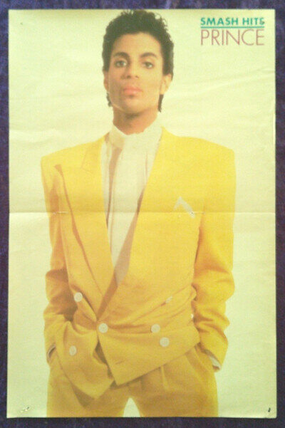 PRINCE - ''ANOTHERLOVERHOLENYOHEAD" POSTER FROM "SMASH HITS" MAGAZINE