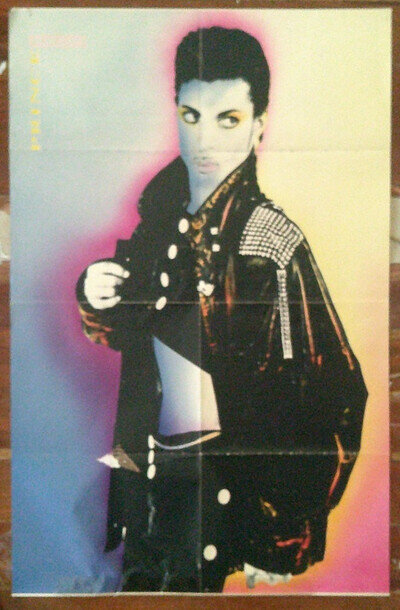 PRINCE - KISS - COLOR POSTER - POPCORN MAGAZINE