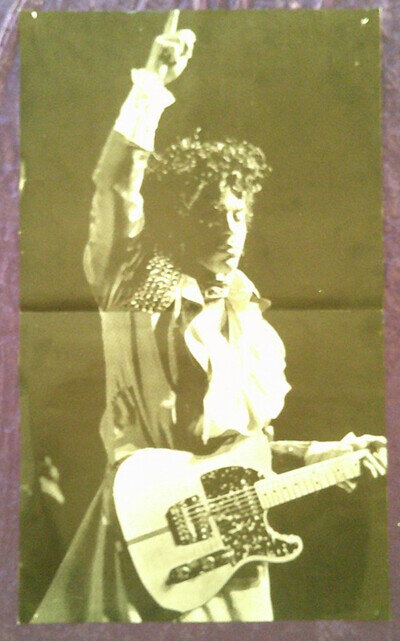 PRINCE - "PURPLE RAIN LIVE" COMMERCIAL NON PROMO POSTER
