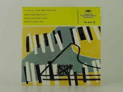 LUDWIG VAN BEETHOVEN RONDO C MAJOR OPUS 51 NO.1 (61) 2 Track 7" Single including
