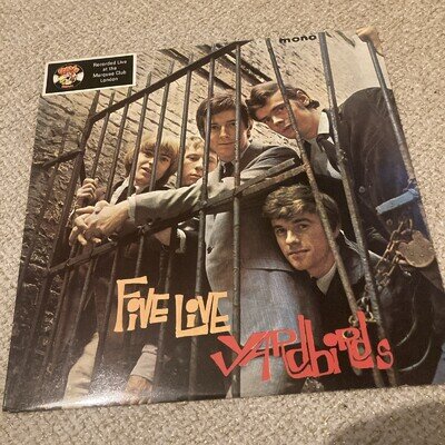 THE YARDBIRDS Five Live Yardbirds Mono - Charley records