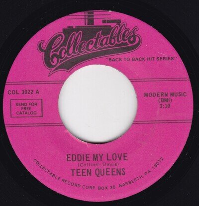 Doo Wop - Teen Queens--Eddie My Love / The Cadets--Stranded In The Jungle