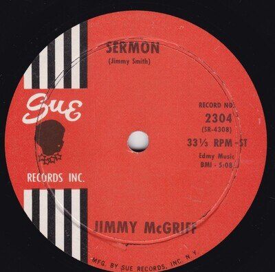 Soul-Jazz / R&B--Jimmy McGriff ‎– Sermon / Round Midnight