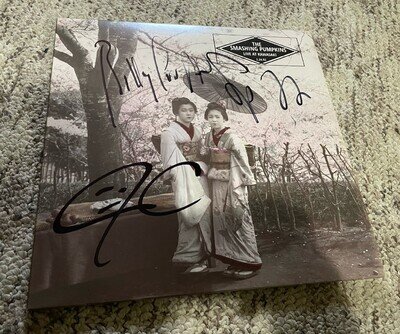 Smashing Pumpkins - Live At Kawasaki 2LP (1992) 180g Purple Vinyl Signed M 33