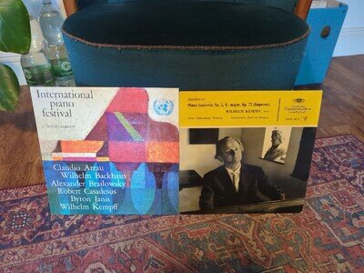 Beethoven Piano Concerto 5 DGM 18131 Piano Festival UN M 2 Kempff Arrau Janis