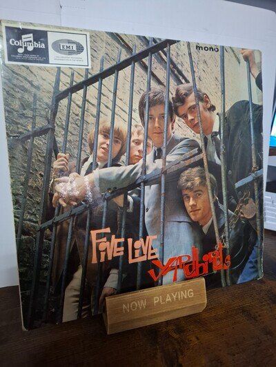 YARDBIRDS-FIVE LIVE YARDBIRDS MONO VINYL LP, 1964 UK, VG/VG