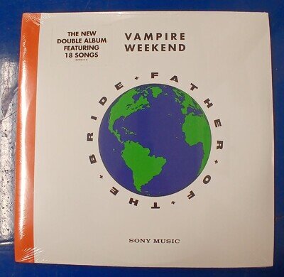 Vampire Weekend Father of the Bride Limited Orange Vinyl 2LP New Sealed