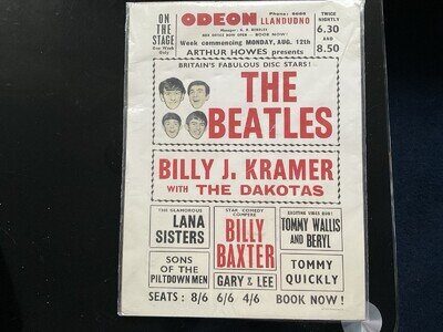 The Beatles Concert Poster