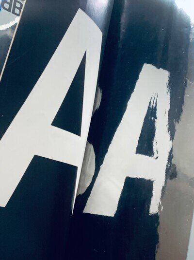 ABBA original 1979 POSTER ADVERT VOULEZ-VOUS PLATINUM ALBUM Epic