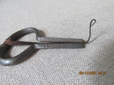 Antique Vintage Jews Mouth Jaw Harp Metal Musical Instrument Made In England