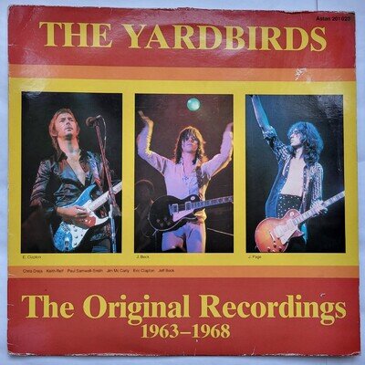 THE YARDBIRDS - THE ORIGINAL RECORDINGS 1963-1968 - LP 1981 COMP - ASTAN -201023