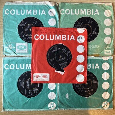 5 x The Yardbirds Vinyl Record 7” Single Bundle