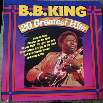 B.B. King Vinyl 20 Greatest Hits MP 666005 1983 EX