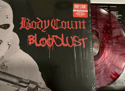 Body Count - Bloodlust LP 2020 Century Media [CLEAR BLOOD SPLATTER] NM/NM