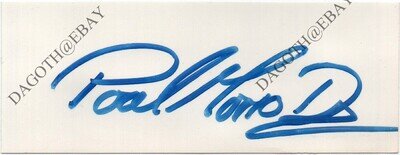 IRON MAIDEN Paul Mario Day STRANGE WORLD Song Writer '75 Singer Autograph SIGNED