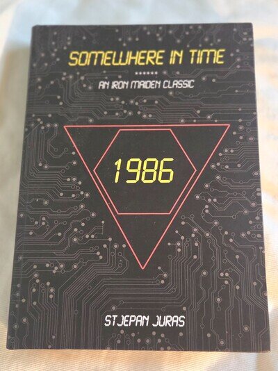 IRON MAIDEN SOMEWHERE IN TIME 1986 stjepan juras eddie AUTOGRAPHED SIGNED