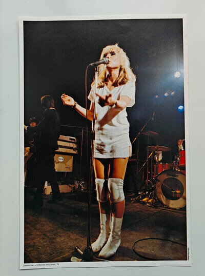 Blondie / Debbie Harry - Classic Poster / Picture - London 1978 - RARE