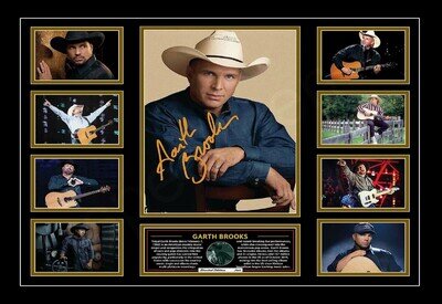 Garth Brooks Poster Signed Limited Edition Memorabilia Print Gift Autograph