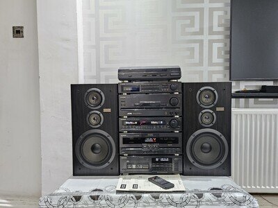 Pioneer 370z Z Series Hi-Fi Stereo Stack System With Speakers & Remote