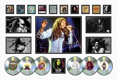 Bob Marley A3 Poster Signed Limited Edition Memorabilia Print Gift Autograph