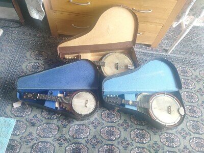 3x Vintage Banjo/Banjolin