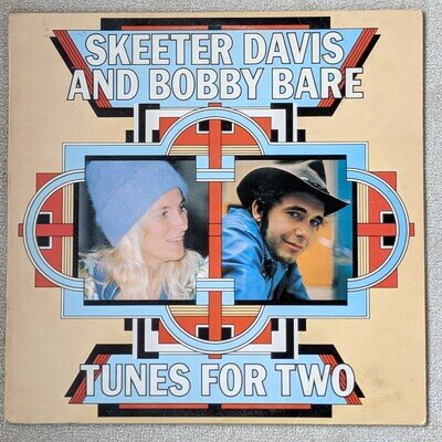 SKEETER DAVIS & BOBBY BARE - Tunes For Two - Vinyl LP Record