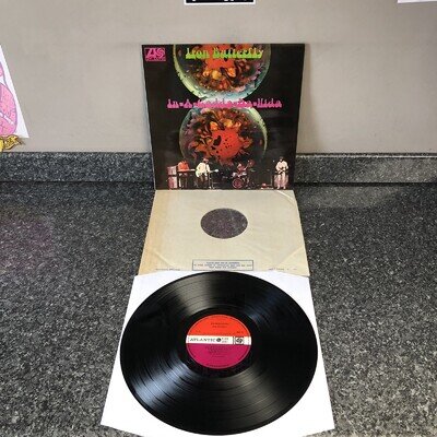 LP VINYL IRON BUTTERFLY ALBUM IN-A-GADDA-DA-VIDA 588 116 UK 1ST PRESS NM-/EX+