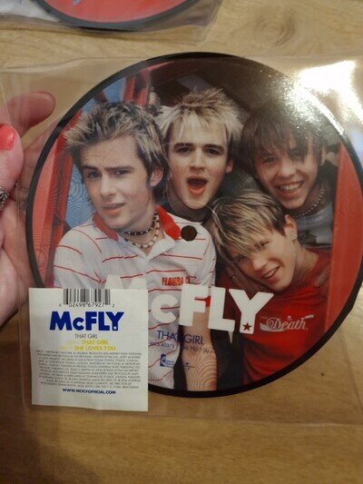 McFly That Girl 7" Picture Disc Vinyl, 2004 Edition