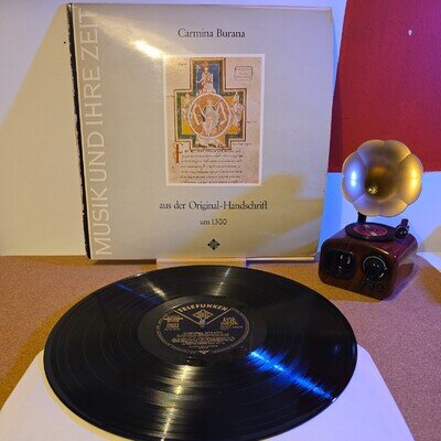 STUDIO DER FRUHEN MUSIK Carmina Burana Vinyl Telefunken SAWT 9455-A NM FREE P&P