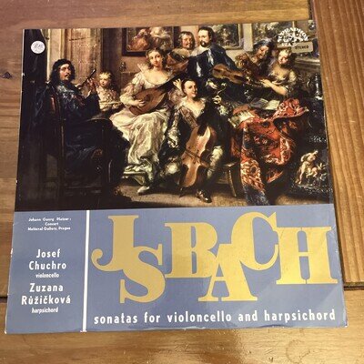 Johann Sebastian Bach - Sonatas For Violoncello And Harpsichord, LP, (Vinyl)
