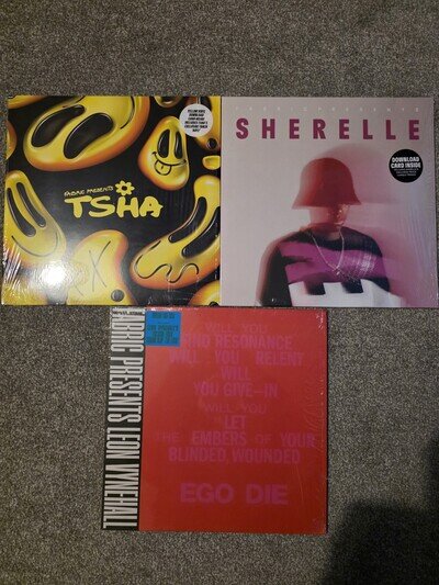 3 x Fabric Presents Vinyl albums - Tsha, Sherelle & Leon Vynehall