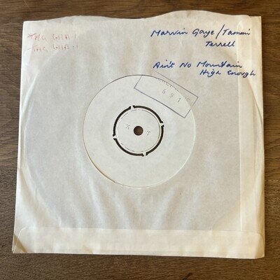 Marvin Gaye & Tammi Terrell Ain't No Mountain High TMG 611 White Label Pre Demo