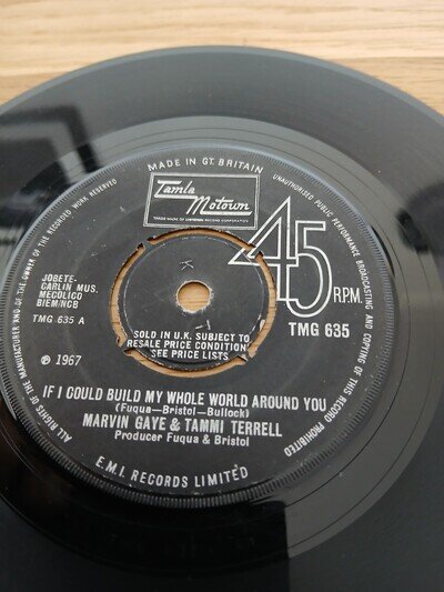 MARVIN GAYE & TAMMI TERRELL -IF I COULD BUILD MY WHOLE WORLD AROUND YOU -TMG 635