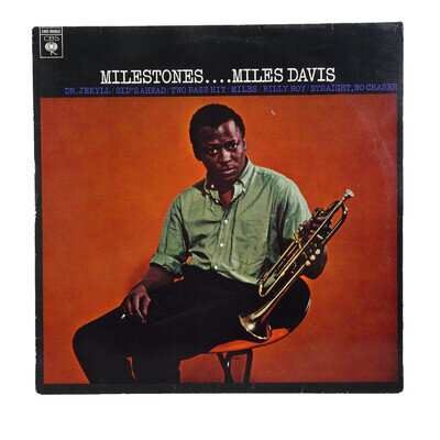 Miles Davis – Milestones CBS 85553 12" LP 1985 Mono Reissue EX/VG+