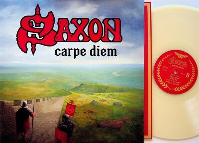 SAXON Carpe Diem Limited CLEAR Vinyl LP (NEW 2022) NWOBHM Biff Byford