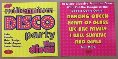 ABBA Blondie DONNA SUMMER Rare SET 2 DOUBLE SIDED PROMO POSTER FLAT 4 Disco CD