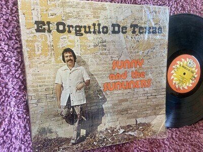 SUNNY & THE SUNLINERS "El Orgullo De Texas" Tejano Jazz Key-loc Vinyl KL-3019