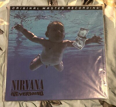 Sealed Nirvana Nevermind Mobile Fidelity Original Master Vinyl LP MFSL MOFI