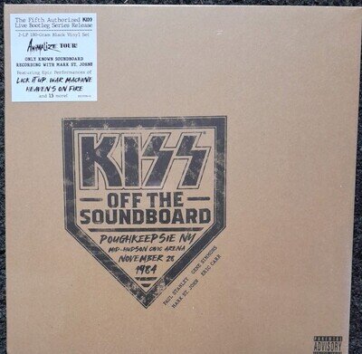 KISS - OFF THE SOUNDBOARD - LIVE IN POUGHKEEPSIE 1984 - 2X VINYL Box Set Sealed