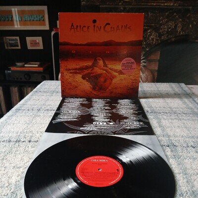 Alice In Chains - Dirt LP 1992 Europe Original First Pressing EX/EX hype sticker