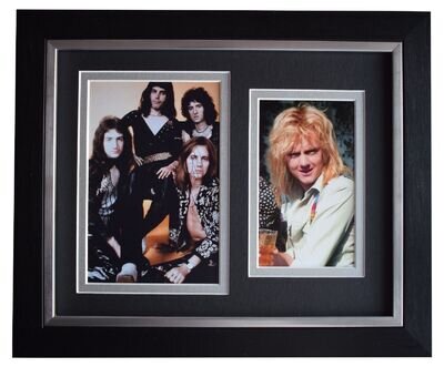 Roger Taylor Signed 10x8 Framed Photo Autograph Display Queen Music COA