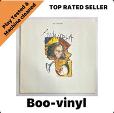 Miles Davis -Amandla- Promo Copy 12" Vinyl LP Record Jazz Funk EX / VG+