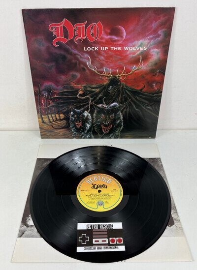 Dio Lock Up The Wolves Vinyl Album LP Record 12" 1990 Heavy Metal Rock 90s