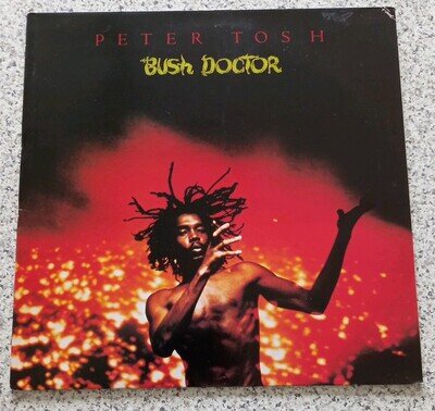 Peter Tosh Bush Doctor Reggae UK 1978 EMI Vinyl Record LP EX +/EX Condition Rare