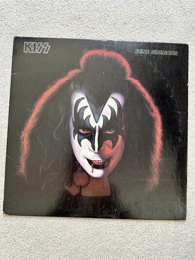 KISS - Gene Simmons - Vinyl LP + Inner NBLP7120 1978 Casablanca VG+/VG