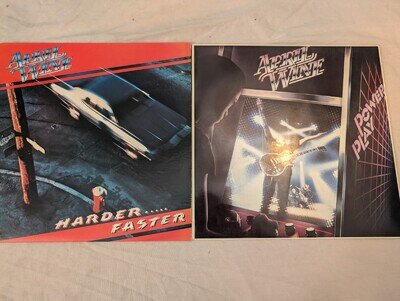 2 April Wine Vinyl Record Albums Harder Faster And Power Play