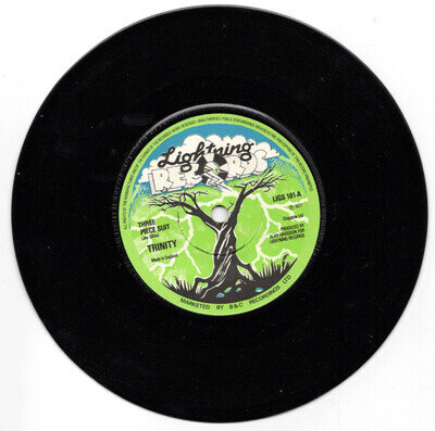 1977. Three Piece Suit. Trinity. Lightning Records LIGS 101. Excellent.