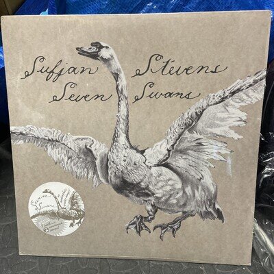 Sufjan Stevens Seven Swans LP with bonus 7” Vinyl 2007 release 656605551814
